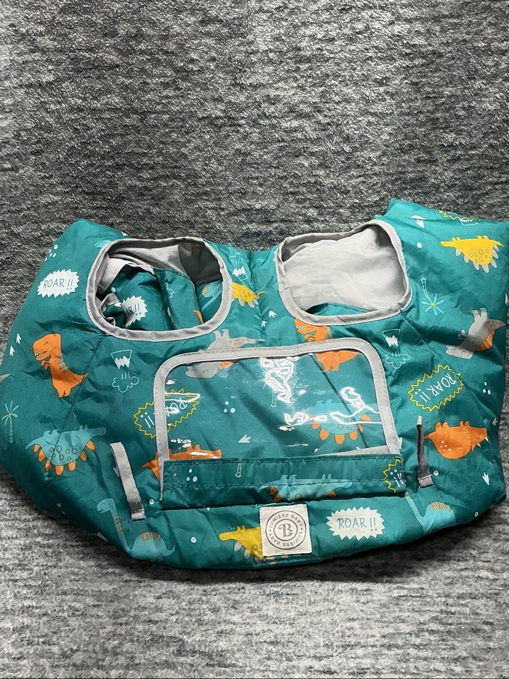 Baby accessory-Baby Shopping cart and High Chair Cover Lumiere  Dinosaur 2 in 1